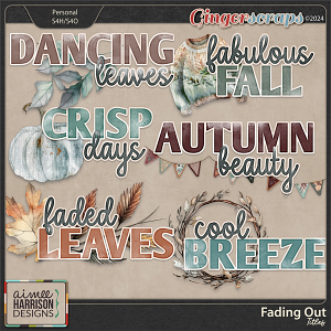 Fading Out Titles by Aimee Harrison