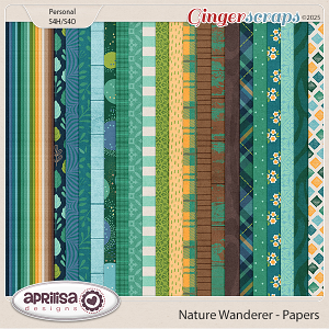 Nature Wanderer - Papers by Aprilisa Designs