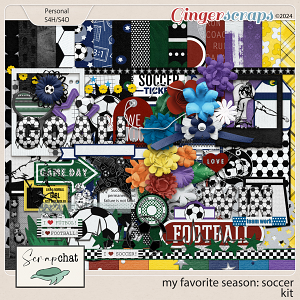 My Favorite Season Soccer Kit by ScrapChat Designs