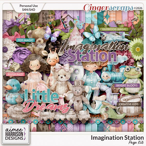 Imagination Station Page Kit by Aimee Harrison