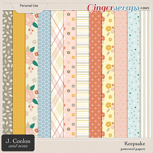 Keepsake Patterned Papers by J. Conlon and Sons Keepsake Patterned Papers by J. Conlon and Sons