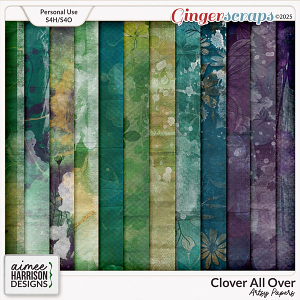 Clover All Over Artsy Papers by Aimee Harrison