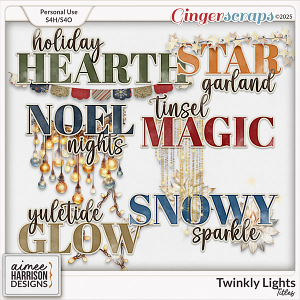 Twinkly Lights Titles by Aimee Harrison