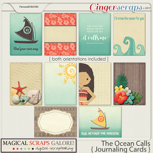 The Ocean Calls (journaling cards)