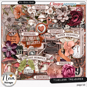 Timeless Treasures - Page Kit - by Neia Scraps