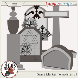 Heritage Resource - Grave Markers Set 01 by ADB Designs