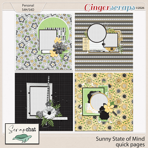 Sunny State of Mind Quick Pages by ScrapChat Designs