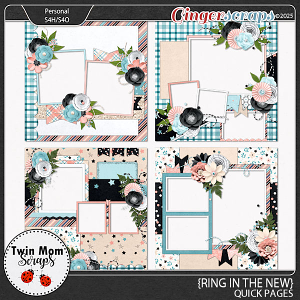 Ring in the New - QUICK PAGES by Twin Mom Scraps