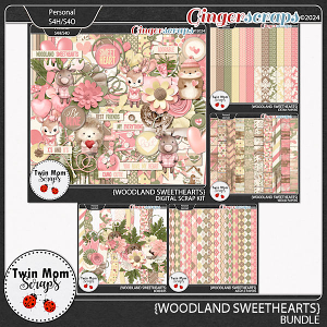 Woodland Sweethearts - BUNDLE by Twin Mom Scraps