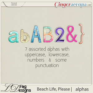 Beach Life, Please: Alphas by LDragDesigns