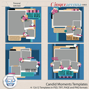 Candid Moments Templates by Miss Fish