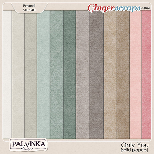 Only You Solid Papers by Palvinka Designs
