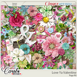 Love Ya Valentine-Page Kit