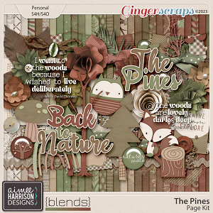 The Pines Page Kit by Aimee Harrison