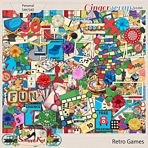 Retro Games Kit by The Scrappy Kat