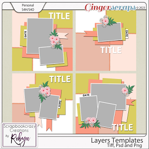 Layers Templates by Scrapbookcrazy Creations