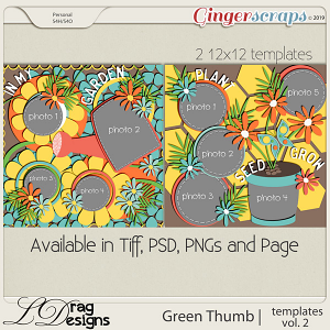 Green Thumb: Templates Vol. 2 by LDragDesigns