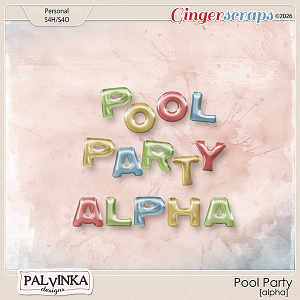 Pool Party Alpha by Palvinka Designs