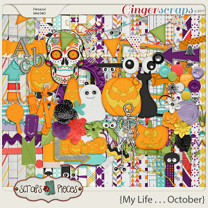 My Life - October Kit by Scraps N Pieces 