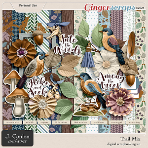 Trail Mix Digital Scrapbooking Kit by J. Conlon and Sons