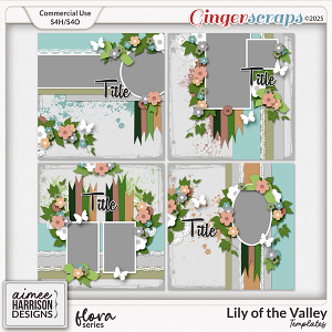 Lily of the Valley Templates by Aimee Harrison
