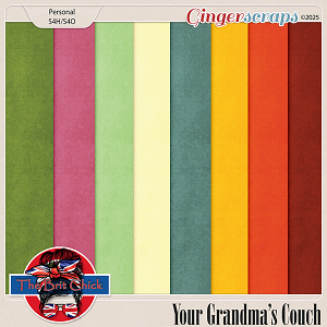 Your Grandma's Couch Solid Papers By The Brit Chick