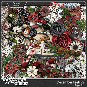 December Feeling-Page Kit