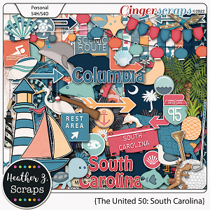 The United 50: South Carolina KIT by Heather Z Scraps