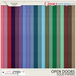 Open Doors - Solid Papers - by Neia Scraps