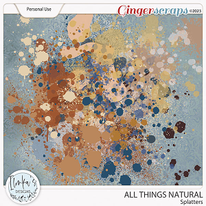 All Things Natural Splatters by Ilonka's Designs