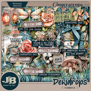 Dewdrops Elements by JB Studio