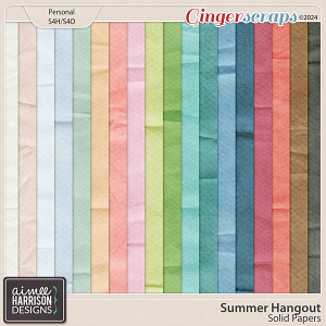 Summer Hangout Solid Papers by Aimee Harrison