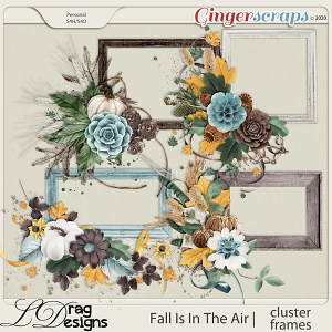 Fall Is In The Air: Cluster Frames by LDragDesigns