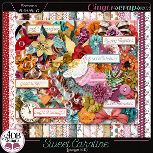 Sweet Caroline Page Kit by ADB Designs