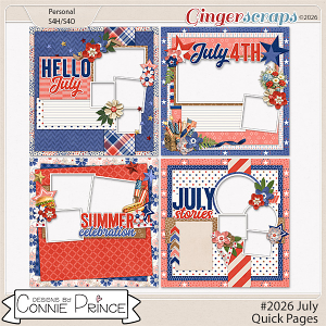 #2026 July - Quick Pages by Connie Prince
