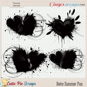 Retro Summer Fun Photo Masks