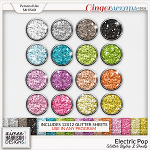 Electric Pop Glitters by Aimee Harrison