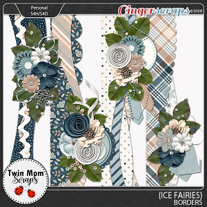 Ice Fairies - BORDERS by Twin Mom Scraps