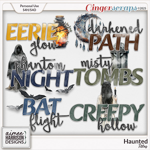 Haunted Titles by Aimee Harrison