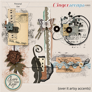 Over It Artsy Accents by Chere Kaye Designs 