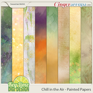 Chill In The Air Painted Papers
