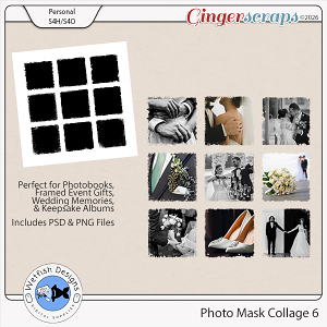 Photo Mask Collage 6 by Wetfish Designs Photo Mask Collage 6 by Wetfish Designs