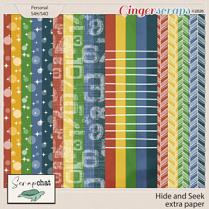 Hide and Seek Extra Papers by ScrapChat Designs