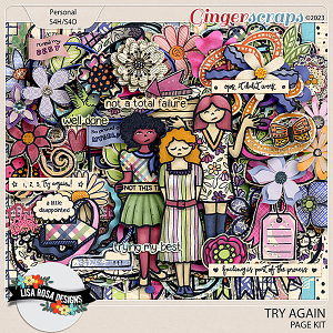 Try Again - Page Kit by Lisa Rosa Designs