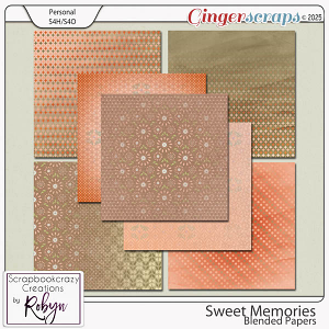 Sweet Memories Blended Papers by Scrapbookcrazy Creations