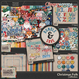 Christmas Folk Collection by Aimee Harrison