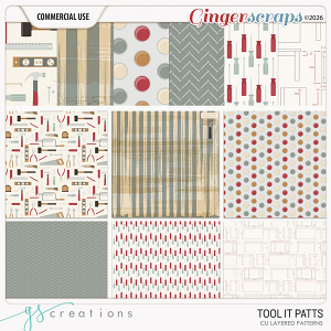 Tool It Layered Patterns (CU) by GS Creations