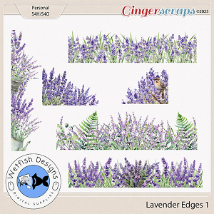 Lavender Edges 1 by Wetfish Designs