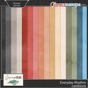 Everyday Rhythms Cardstock by ScrapChat Designs