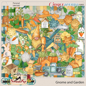 Gnome and Garden by The Scrappy Kat